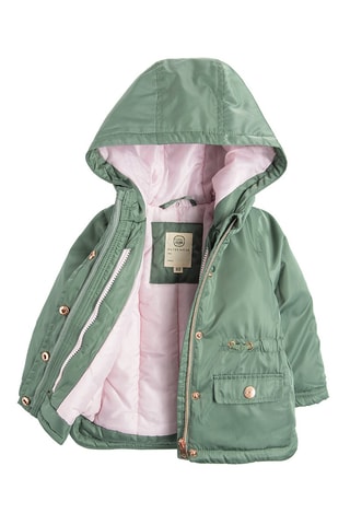 Parka 2 en 1 - Kaki et rose