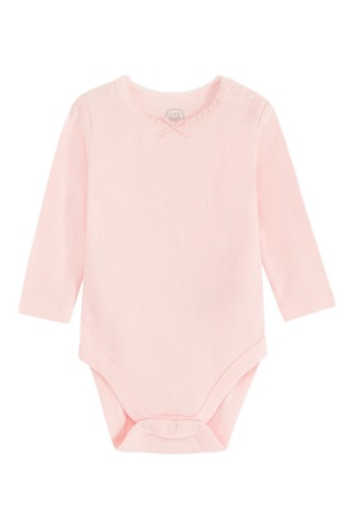 2 bodys - Rose et blanc