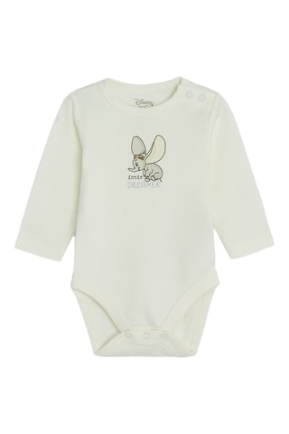 3 bodys Dumbo Disney - Vert et blanc