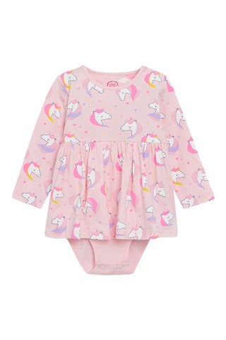Body-robe et legging - Rose et violet