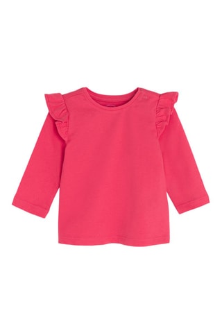 3 t-shirts - Rouge framboise, mauve et rose