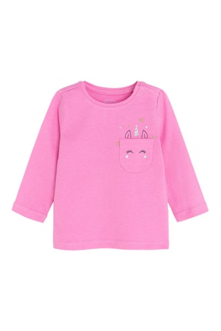 3 t-shirts - Rouge framboise, mauve et rose