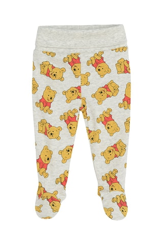 Ensemble 3 pièces Winnie l'Ourson Disney - Gris clair chiné et moutarde