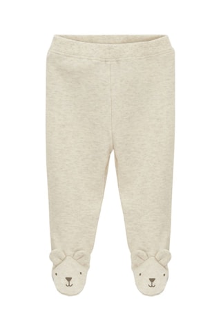 Body et pantalon - Taupe et beige chiné