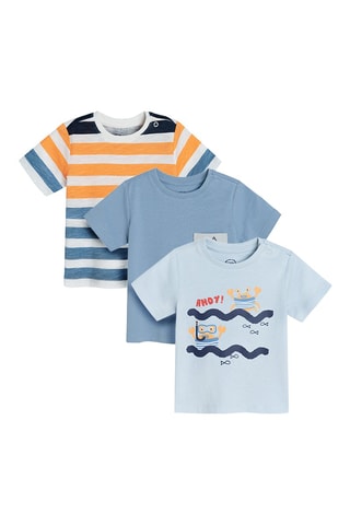 3 t-shirts Bleu