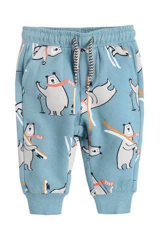 2 joggings Marron et bleu clair