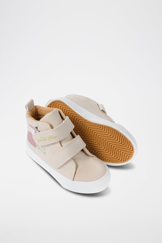 Baskets montantes Beige