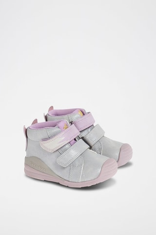 Bottines Argenté et violet