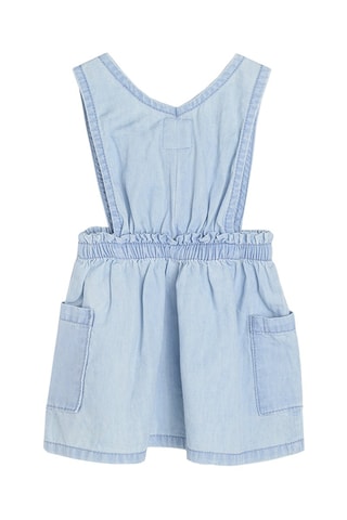 Robe salopette en jean Bleu clair