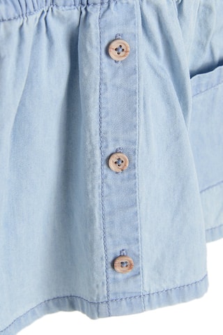 Robe salopette en jean Bleu clair
