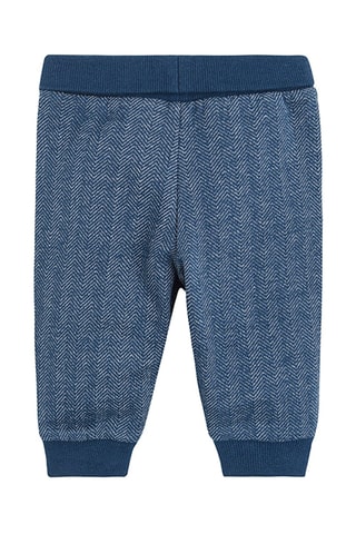 Body-polo et jogging Ecru et bleu cobalt
