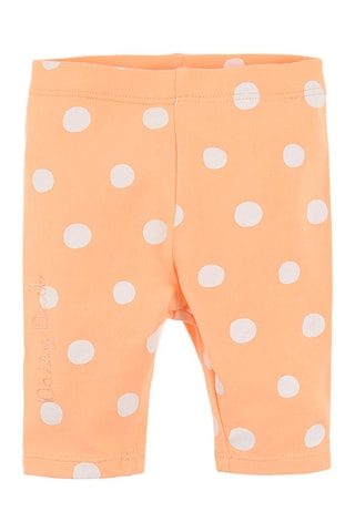 2 leggings Daisy Disney Saumon et blanc