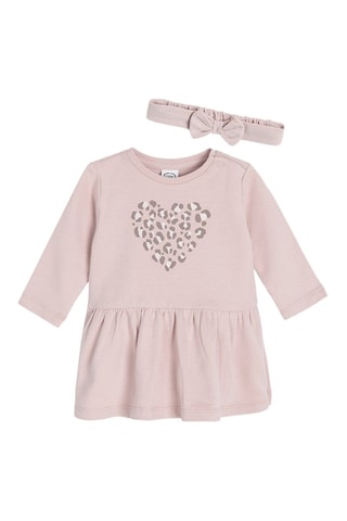 Robe et bandeau - Rose poudré