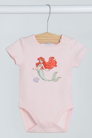 3 bodys Ariel La Petite Sirène Disney - Blanc et turquoise