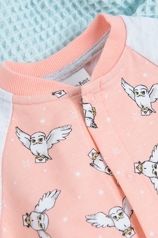 Bavoir et dors-bien Hedwige Harry Potter - Rose