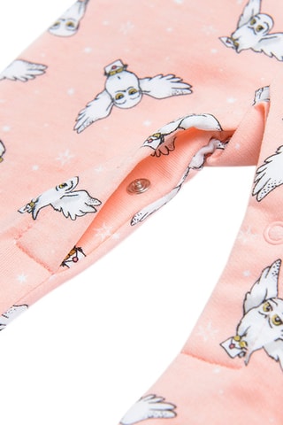 Bavoir et dors-bien Hedwige Harry Potter - Rose