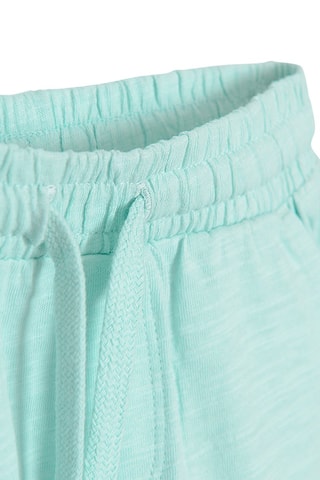 2 shorts Orange et vert d’eau chiné