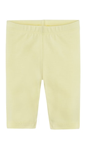 3 leggings - Jaune, turquoise et rose