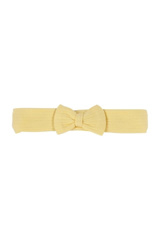 Ensemble 3 pièces en coton biologique Blanc et jaune