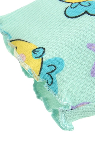 Cycliste Polochon La petite Sirène Disney Turquoise