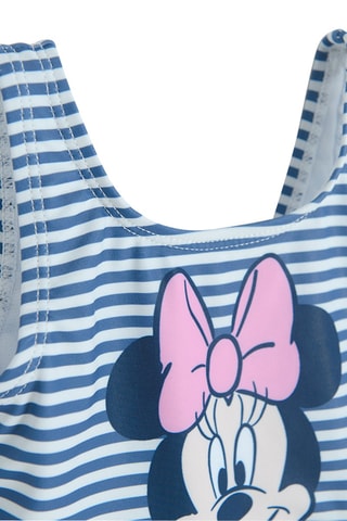 Maillot 1 pièce Minnie Disney Blanc et bleu marine