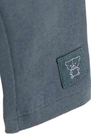 Robe-body et legging - Ecru et gris