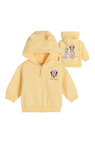 Sweat à capuche à oreilles Minnie et Daisy Disney Jaune