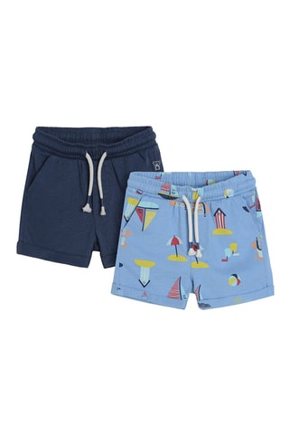 2 shorts Bleu