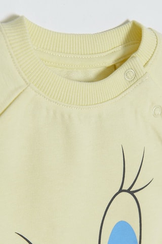 Sweat et pantalon Titi Titi et Grosminet Looney Tunes – Rose et jaune