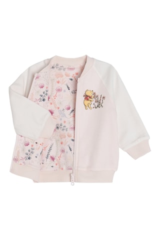 Sweat réversible Winnie l’Ourson Disney Rose et blanc