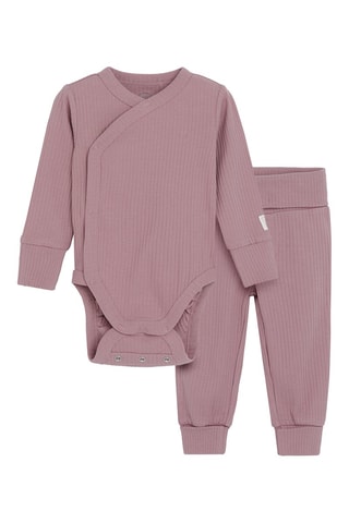 Body et pantalon - Violet