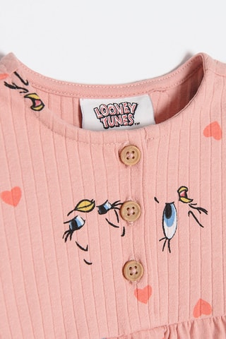 Robe et bandeau Titi Titi et Grosminet Looney Tunes - Rose