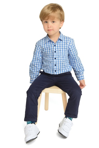 Body-chemise et pantalon - Bleu