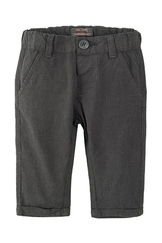 Ensemble 3 pièces Gris foncé chiné et blanc