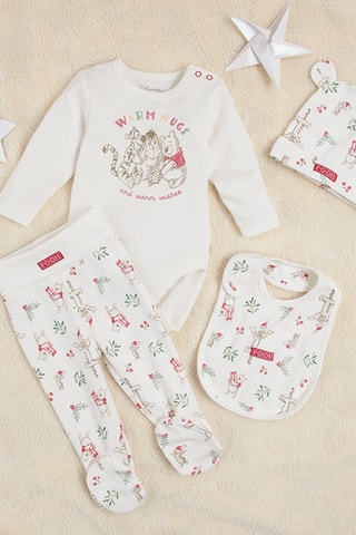 Ensemble 4 pièces Winnie l’ourson Disney 4 pièces Blanc