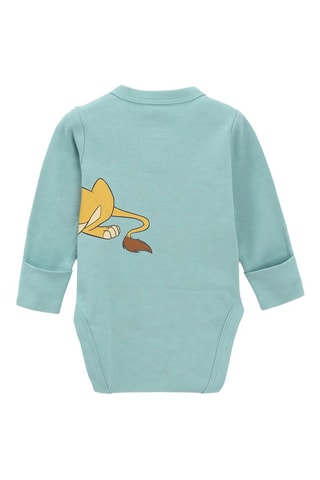 2 bodys Mufasa et Simba Le Roi Lion Disney - Beige et turquoise