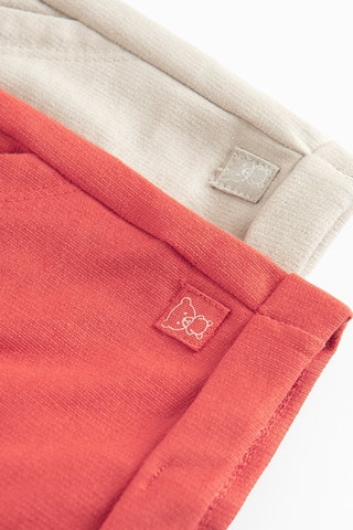 2 shorts - Rouge et beige