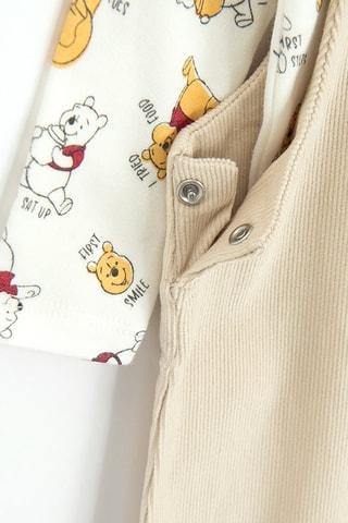 Body et salopette en velours Winnie l’Ourson Disney - Beige