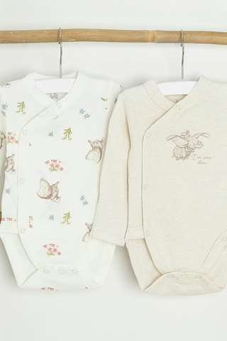 2 bodys Dumbo Disney - Blanc et écru