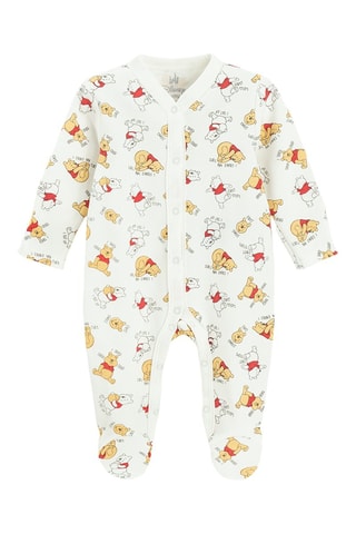 Ensemble 4 pièces Winnie l’Ourson Disney - Blanc et jaune