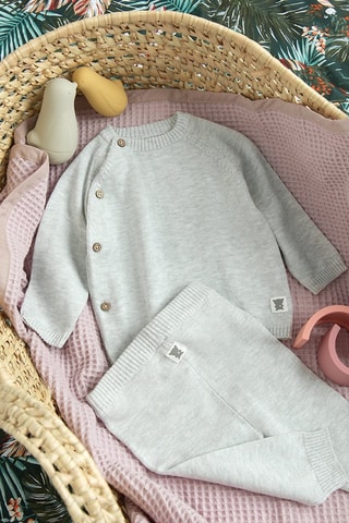 Gilet et pantalon - Gris chiné