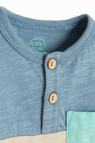 Body-polo -  Beige et bleu marine