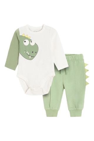 Body et pantalon - Vert clair