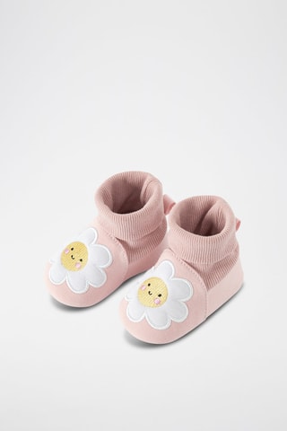 Chaussons - Rose poudré