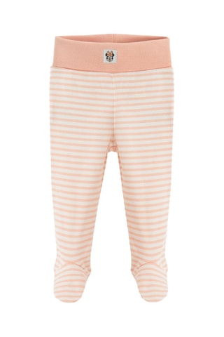 2 pantalons Minnie et ses amis Disney - Blanc et saumon
