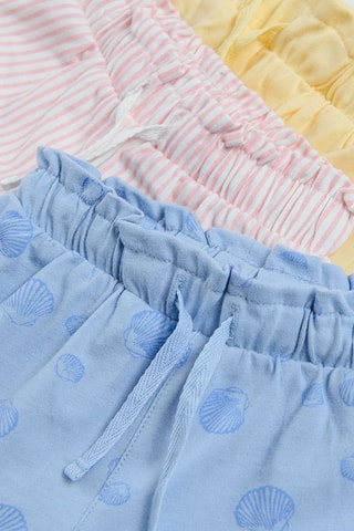 3 shorts - Jaune et rose