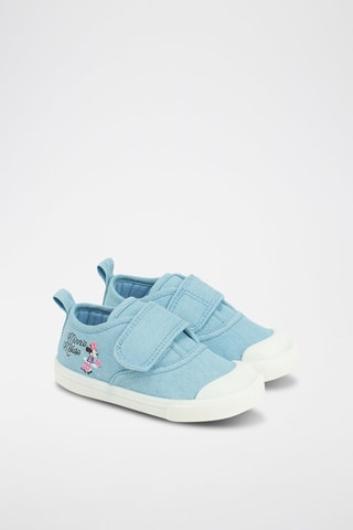 Tennis en jean Minnie Disney - Bleu clair