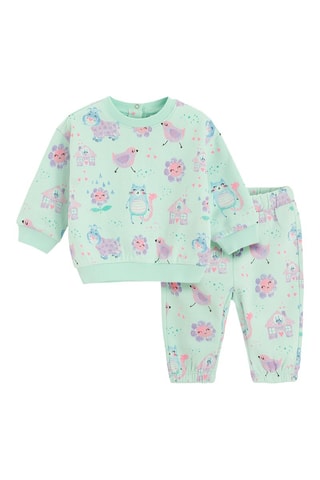 Sweat et pantalon - Vert d’eau