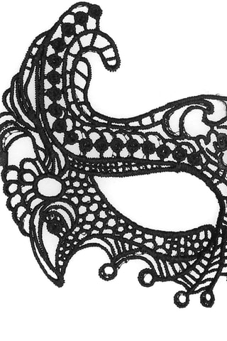 Masque en dentelle Noir