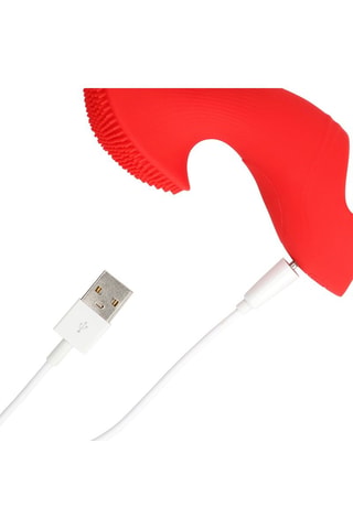 Vibromasseur doigt texturé sunrise - 7 cm